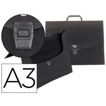 A3 Polypropylene Document Organizer with Handle and Closure