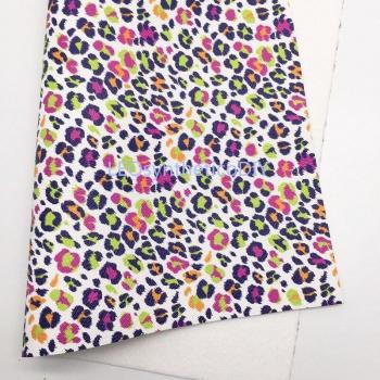 21x29cm Leopard Pattern Faux Leather
