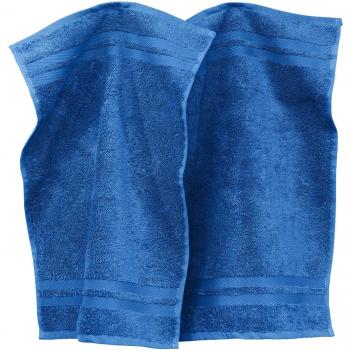 Tübinger Erwin Müller Gästetuch-Set – 2er, 30x50 cm, Royalblau