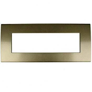 SANDASDON Placca Confort 7M Con 7 Posti Moduli Per Scatola 506 507 Compatibile Con Vimar Arkè