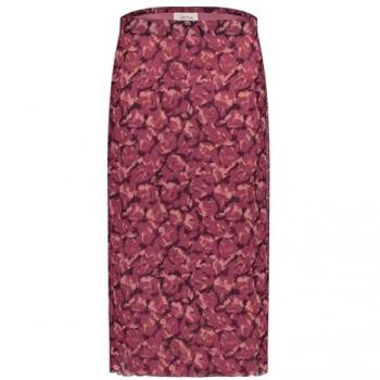 Damen Midirock CARTOON mit Gummizug, Gr. 44, rosa