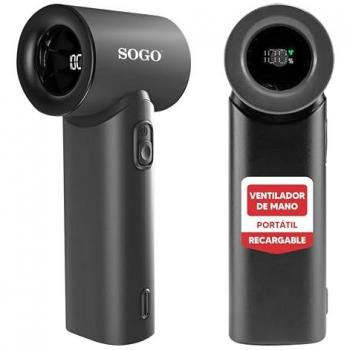 Schwarzer Tragbarer Düsenventilator Sogo – 2.01.274.02002