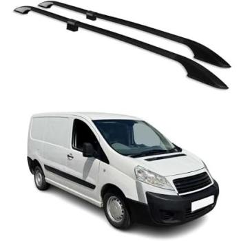Barres de toit Aluminium Noir OMAC pour Scudo