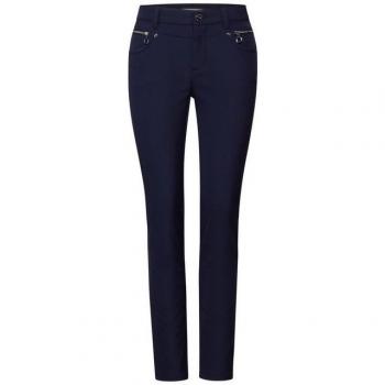 STREET ONE Sommerhose »Style YORK«, Damen, mit Zipper-Details