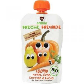 Bio-Fruchtgemüse-Püree für kleine Entdecker