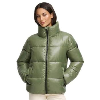 Damen Winterjacke Hazalee von MARIKOO, Größe XXL, Olivenblatt, 100% Polyester