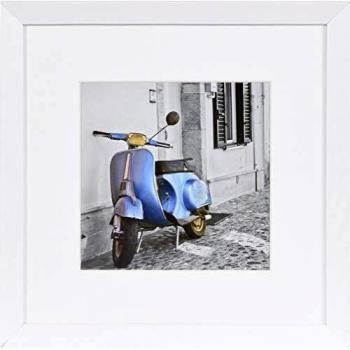 Henzo Umbria Bilderrahmen Holz 20x20 cm Weiss