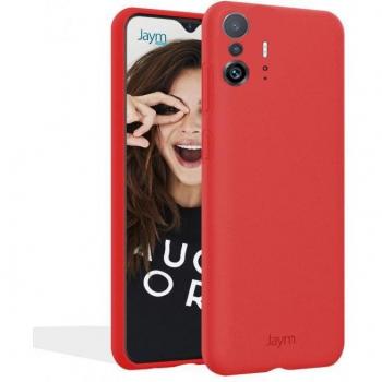 Fundas Reforzadas JAYM: Silicona + Microfibra, rojo brillante