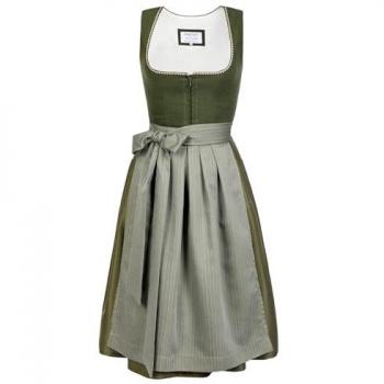 Midi Dirndl aus Leinen