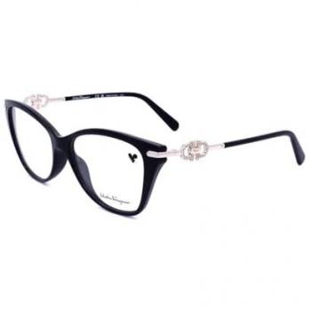 Svarta Glasögonbågar SF 2937R 001 54 Kvinna