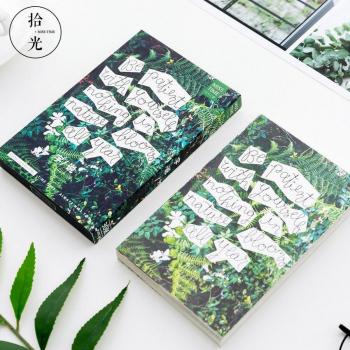 30 Pcs Retro Plant Language Greeting Cards