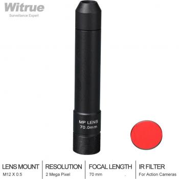 650nm IR Filter Pinhole Lens for Sports Cameras