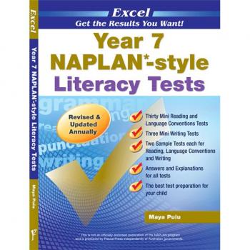 Excel NAPLAN*-style Literacy Test: Year 7