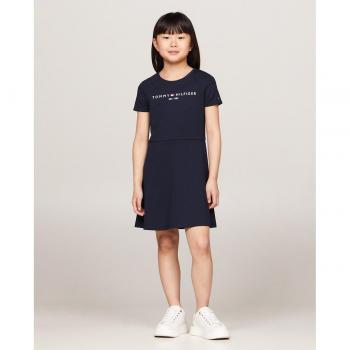 Vestido de niña de manga corta de Tommy Hilfiger