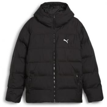 Chaqueta Acolchada Puma Poly Puffer con Capucha Negra para Hombre Talla M