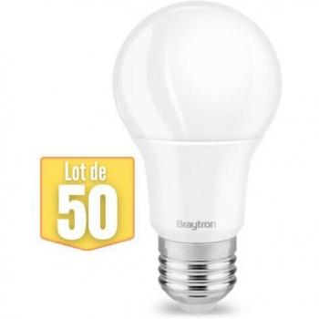 Lampadine a LED A60 9W (Eq. 60W), 3000K – Kit da 50 unità