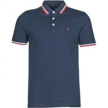 Polo Slim Fit Manches Courtes Jack & Jones Paulos Bleu Marine
