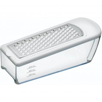 Kitchencraft Oblong Grater with Graduated Acrylic Collector
