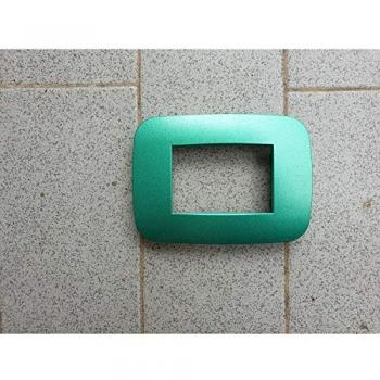 Placchette Verde Metalizado Axolute Bticino