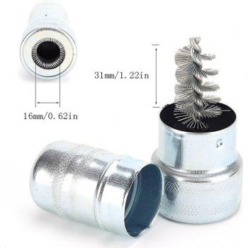 Tire Rim and Battery Terminal Cleaning Brush