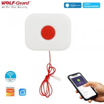 Wolf Guard WiFi Tuya SOS Button Security Alarm