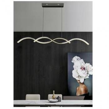 Lampadario LED Twist Moderno Sospensione 25W 6500k/4000k A43 Bianco Naturale