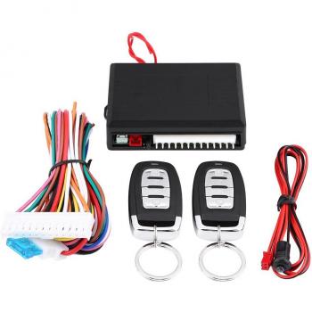 Keyless Remote Central Locking Kit with Trunk Release for Most Cars