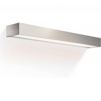 Aplique Decor Walther Box LED níquel 60 cm 2.700K
