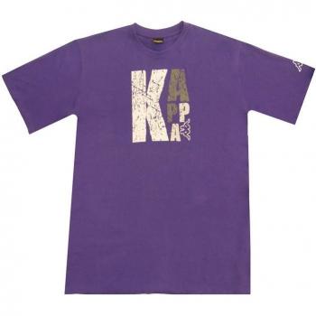 T-shirt Kappa a Manica Corto 301ca60sr Viola S