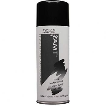 Lot de 2 bombes de peinture blanc brillant AMT
