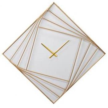Reloj pared metal MDF 85x6x85 cm