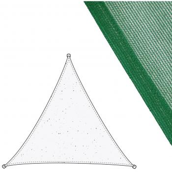 Parasol Polyéthylène Vert 3x3m – Structure Triangulaire 300mm