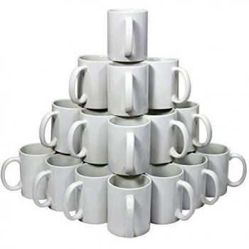 Polymer Coated Blank 11oz Sublimation Mugs & Gift Boxes, 72 Pack, AAA Grade