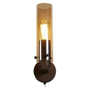 Decken‑ und Wandkombination Elodie – Rauchglas‑Metall, 34,5 cm, ohne Leuchtmittel