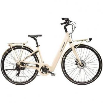 Montana E‑Bike 7‑Gang Shimano, Heckmotor, 360 Wh – ENJOY Lady 28 Zoll (Creme)