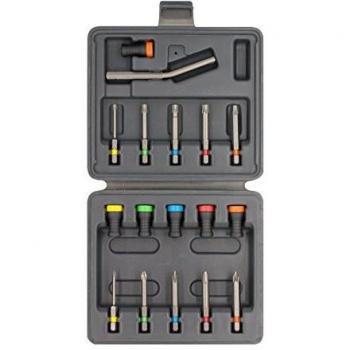 Set da 17 Bit Magnetici – B33, TORX, SQ, PH, PZ con Scatola Protettiva