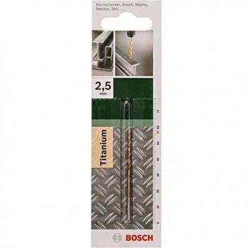 Bosch Zubehör 2609255091 HSS Metall-Spiralbohrer 2,5 mm
