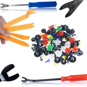 Perni Auto Rosfix 500 Pz. con Kit di Attrezzi Rosfix (Svuotamento Auto)