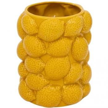 Ceramica Gialla Vaso Citrus 14x18 cm