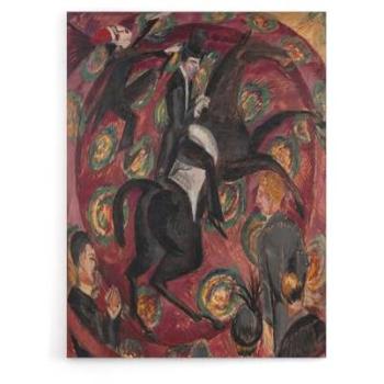 Artery8 Red Circus Rider Canvas – 12 x 16