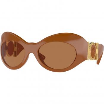 Versace VE4462 544773 Women's Plastic Sunglasses, Brown Geometric