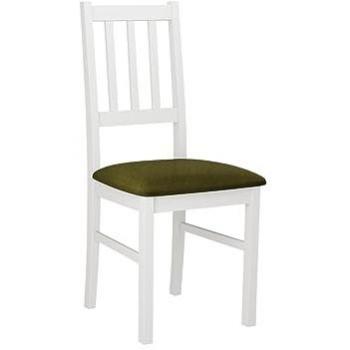 Sedia Victorville 146 in Legno e Arazzo Bianco