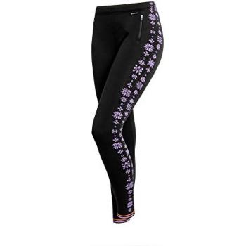 Newland Damen Leggings W Diana, Atmungsaktiv, Schwarz, Größe XXL