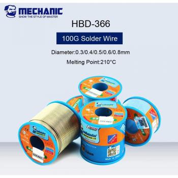MECHANIKER Zinnlinie Lötdraht 0,5mm 100g