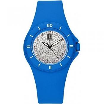 Montre Femme Light Time SILICON STRASS Transparente 36 mm