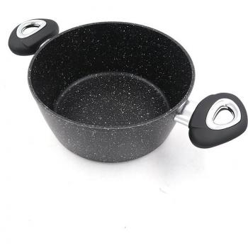 Master Star Granite Dot Coating Cooking Pot 3-6L with Glass Lid