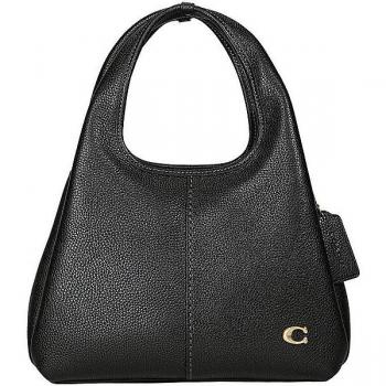 Coach Bolsa de hombro negra talla OS 23