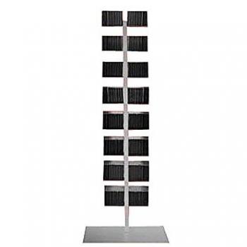 Radius CD-Baumregal, Design, Silber, H 170,5 cm