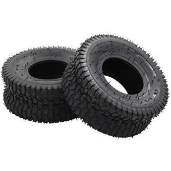 Pneu de brouette et chambre à air 4pcs 15x6.00-6 4PR Caoutchouc