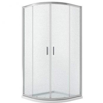 Cabine Paroi Douche 90x90 cm H198 Opaque 6mm